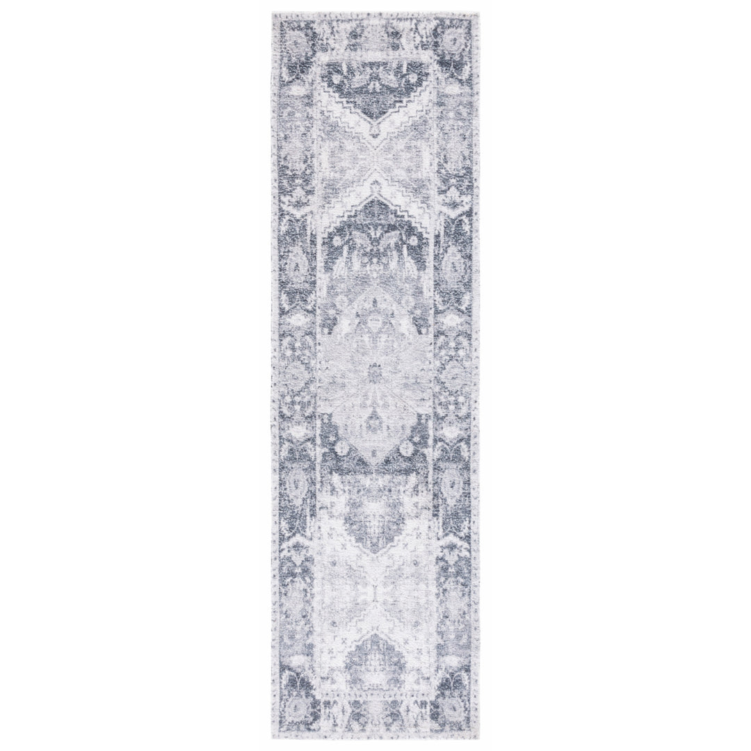 SAFAVIEH Classic Vintage CLV207G Silver / Dark Grey Rug Image 5