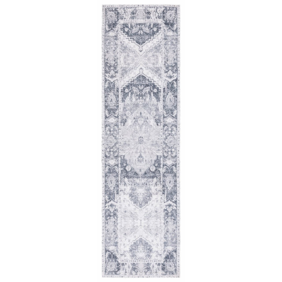 SAFAVIEH Classic Vintage CLV207G Silver / Dark Grey Rug Image 1