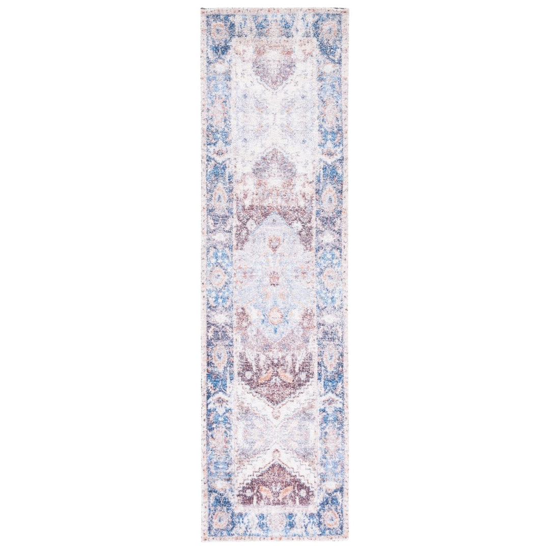 SAFAVIEH Classic Vintage CLV207P Handmade Rust /Blue Rug Image 1