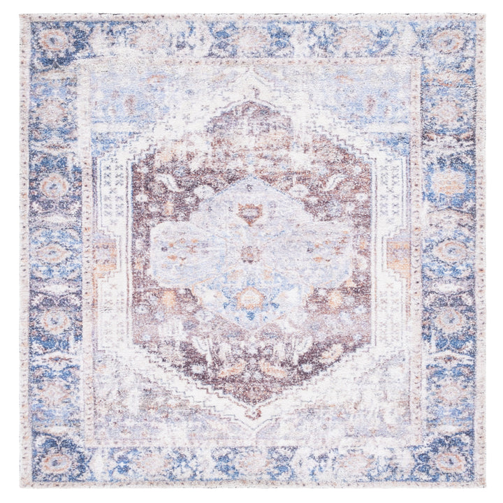 SAFAVIEH Classic Vintage CLV207P Handmade Rust /Blue Rug Image 6