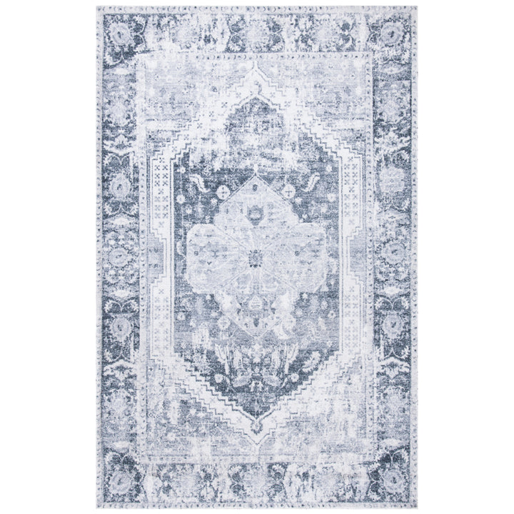 SAFAVIEH Classic Vintage CLV207G Silver / Dark Grey Rug Image 10