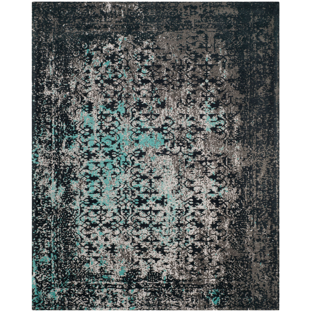 SAFAVIEH Classic Vintage CLV223C Navy / Teal Rug Image 1