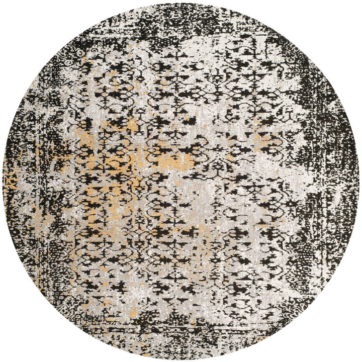 SAFAVIEH Classic Vintage CLV223A Black / Silver Rug Image 4