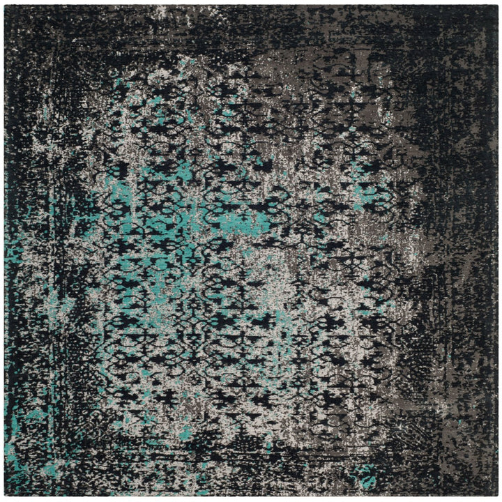 SAFAVIEH Classic Vintage CLV223C Navy / Teal Rug Image 1