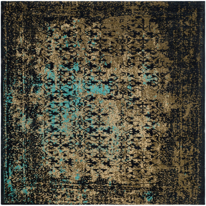 SAFAVIEH Classic Vintage CLV223B Black / Olive Rug Image 6