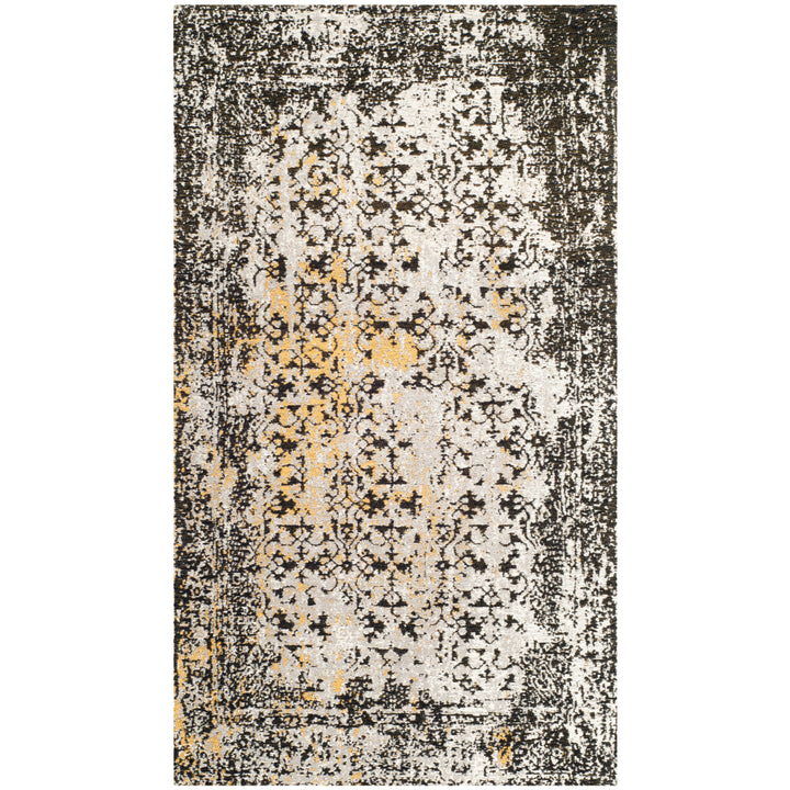 SAFAVIEH Classic Vintage CLV223A Black / Silver Rug Image 8