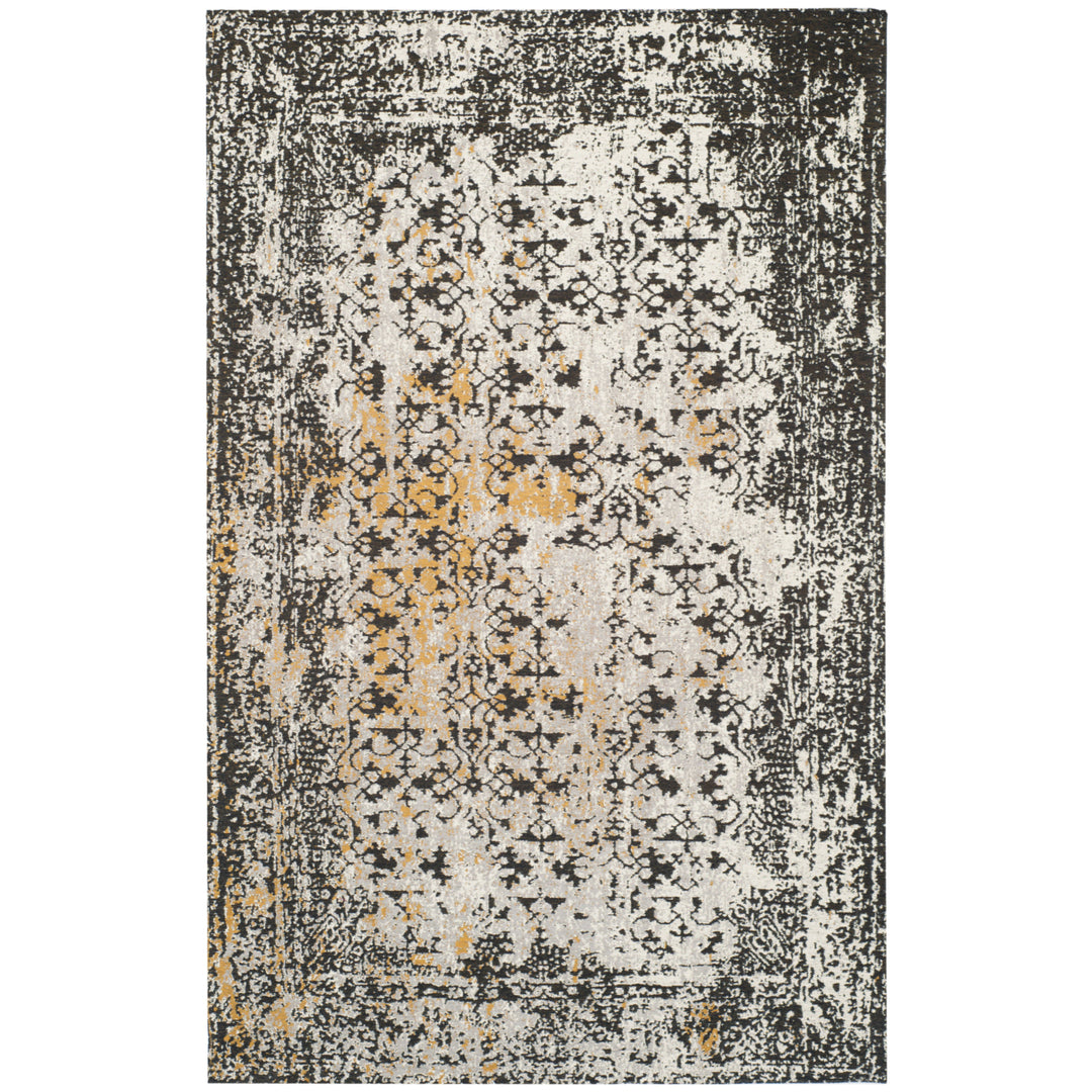 SAFAVIEH Classic Vintage CLV223A Black / Silver Rug Image 9