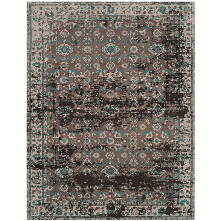 SAFAVIEH Classic Vintage CLV226A Teal / Beige Rug Image 1