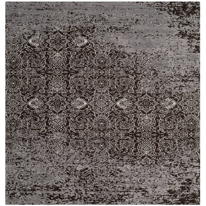 SAFAVIEH Classic Vintage CLV224B Silver / Brown Rug Image 6