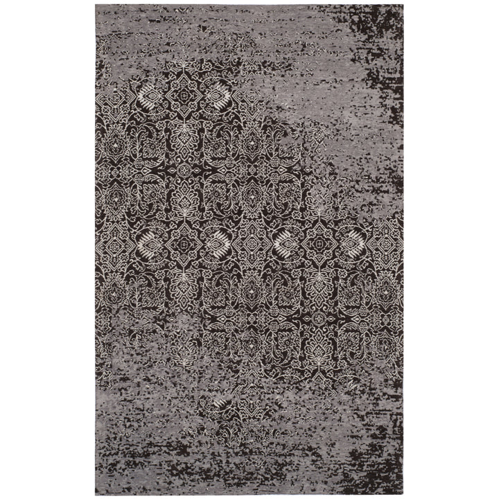 SAFAVIEH Classic Vintage CLV224B Silver / Brown Rug Image 9