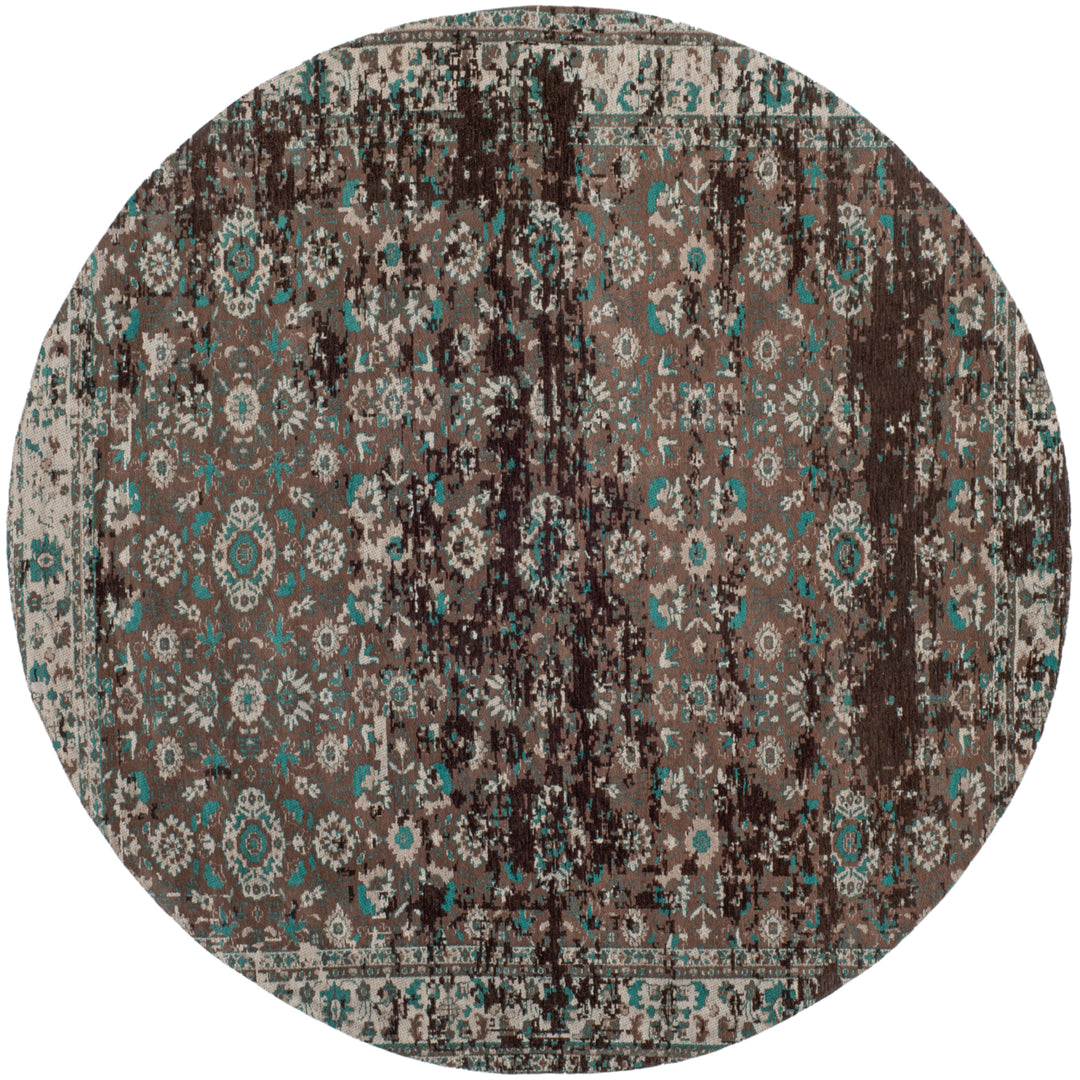 SAFAVIEH Classic Vintage CLV226A Teal / Beige Rug Image 4