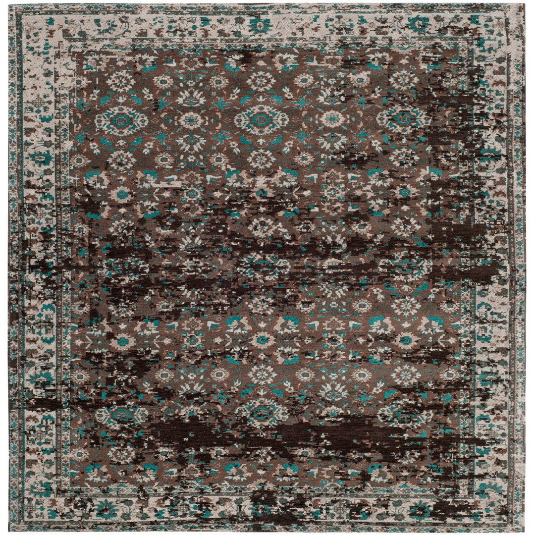 SAFAVIEH Classic Vintage CLV226A Teal / Beige Rug Image 1