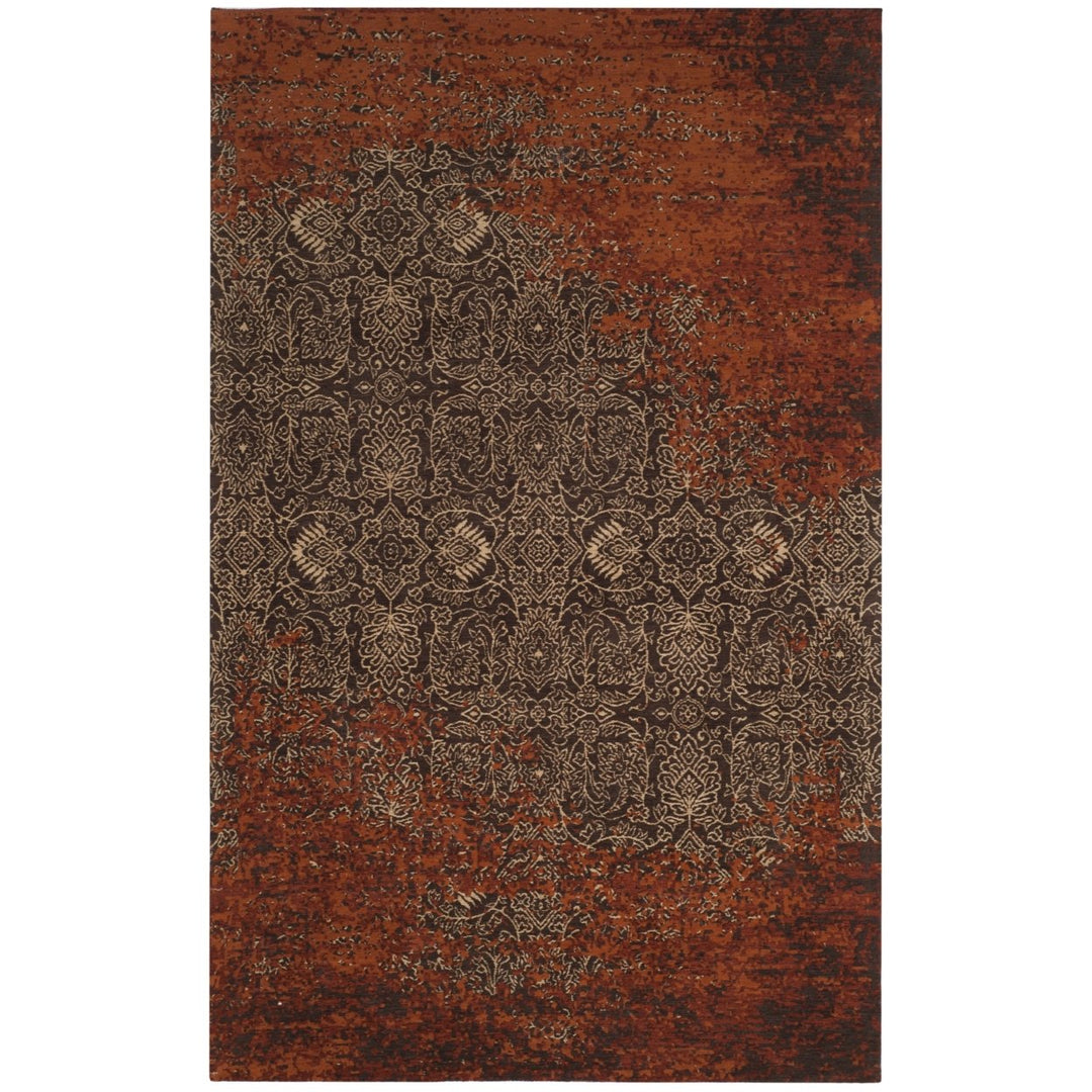 SAFAVIEH Classic Vintage CLV224A Rust / Brown Rug Image 9