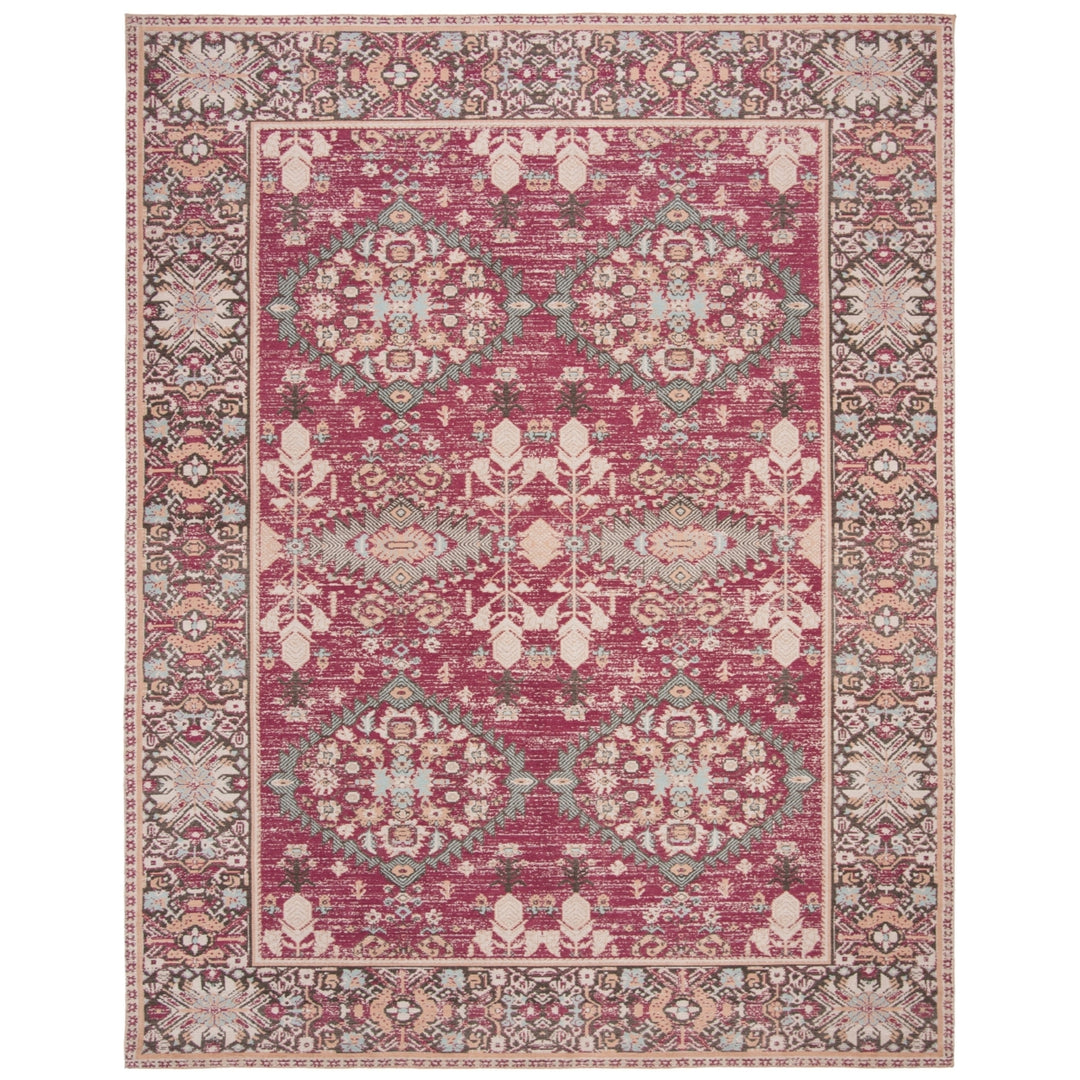 SAFAVIEH Classic Vintage CLV302A Red / Multi Rug Image 1