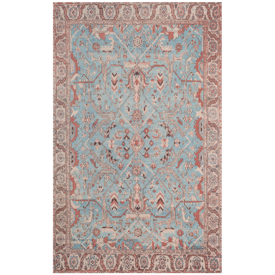 SAFAVIEH Classic Vintage Collection CLV303A Blue/Red Rug Image 1