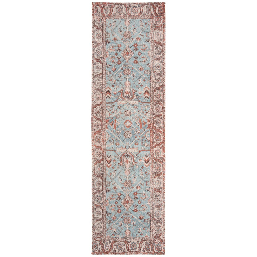 SAFAVIEH Classic Vintage Collection CLV303A Blue/Red Rug Image 1