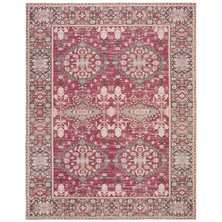 SAFAVIEH Classic Vintage CLV302A Red / Multi Rug Image 5