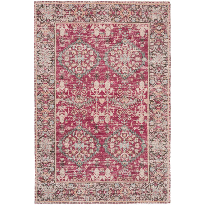 SAFAVIEH Classic Vintage CLV302A Red / Multi Rug Image 6