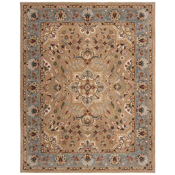 SAFAVIEH Classic CL387A Handmade Beige / Light Blue Rug Image 1