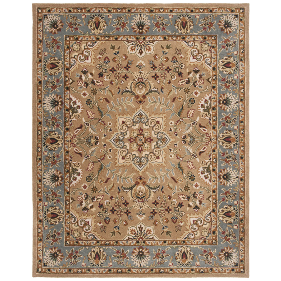 SAFAVIEH Classic CL387A Handmade Beige / Light Blue Rug Image 1