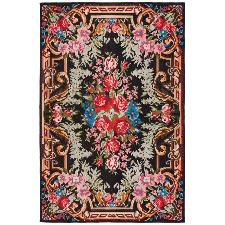 SAFAVIEH Classic Vintage CLV301A Black / Multi Rug Image 7