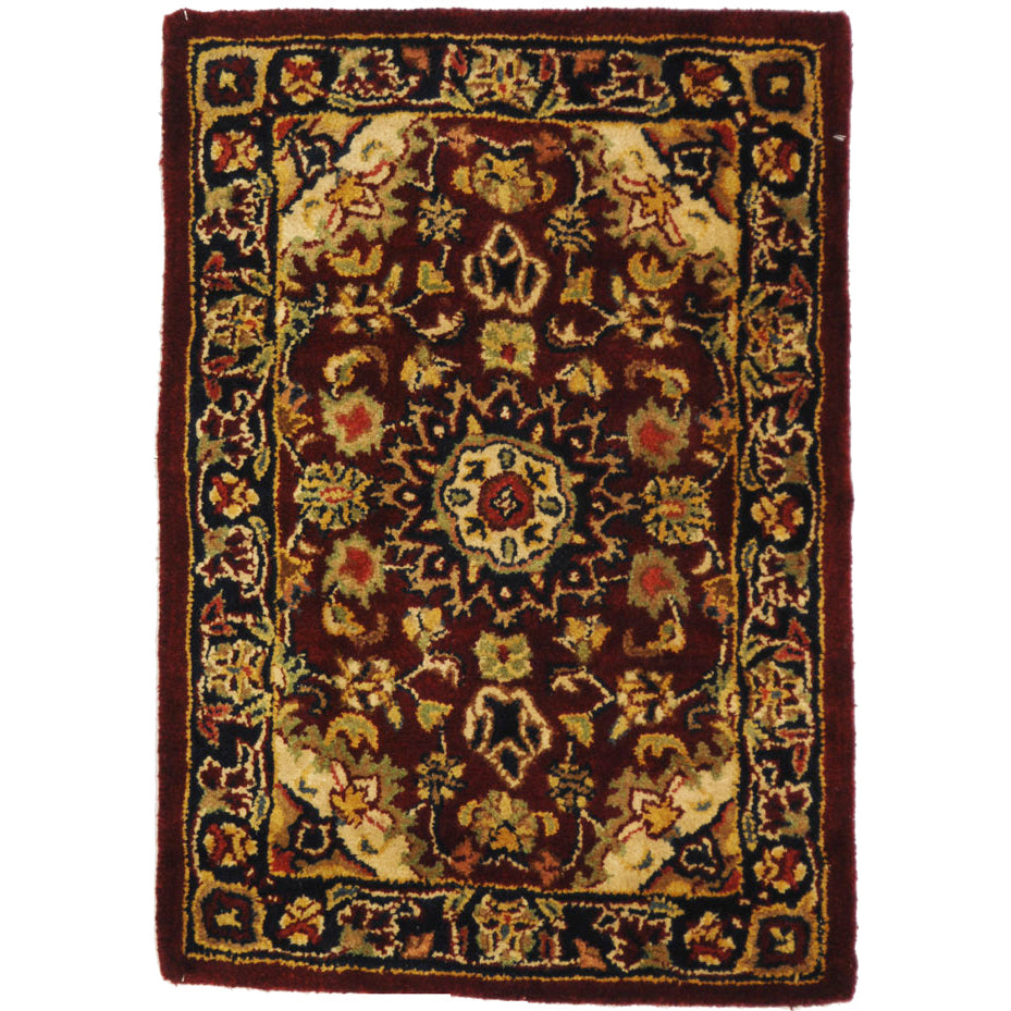 SAFAVIEH Classic CL362A Handmade Burgundy / Navy Rug Image 2