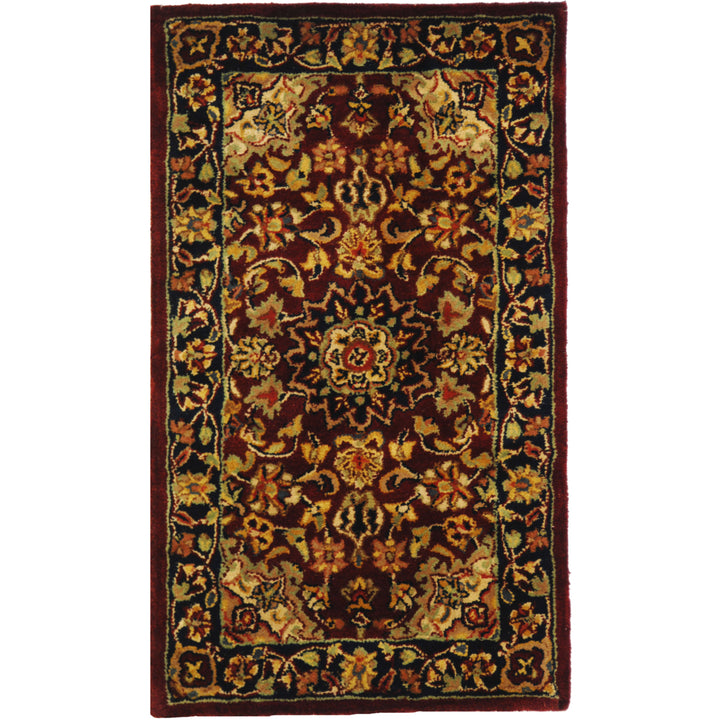 SAFAVIEH Classic CL362A Handmade Burgundy / Navy Rug Image 4