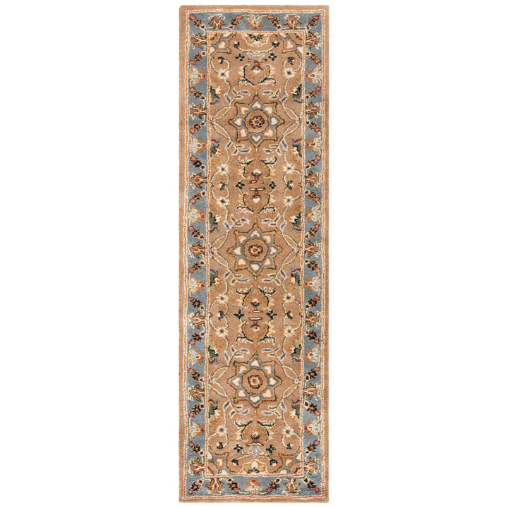 SAFAVIEH Classic CL387A Handmade Beige / Light Blue Rug Image 5