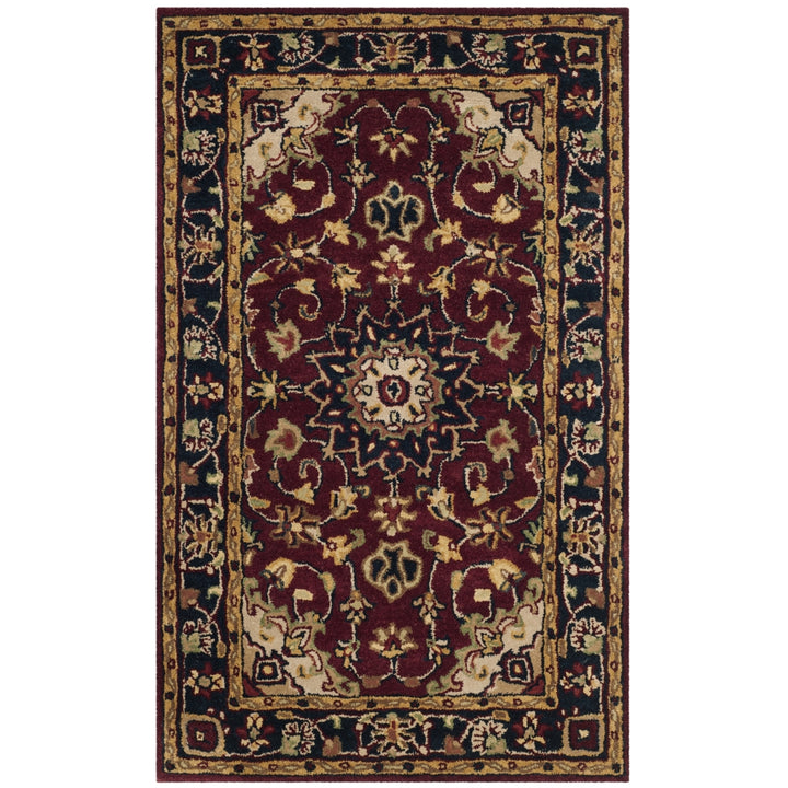 SAFAVIEH Classic CL362A Handmade Burgundy / Navy Rug Image 5