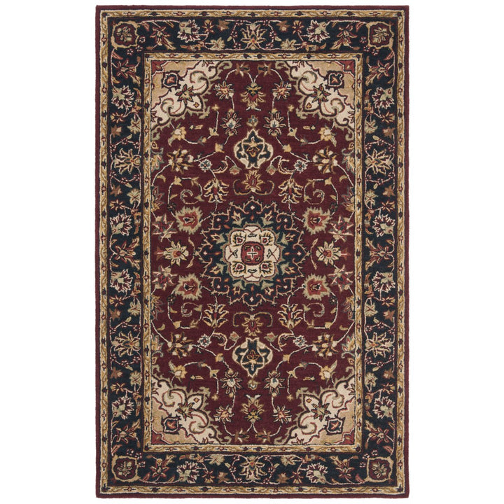 SAFAVIEH Classic CL362A Handmade Burgundy / Navy Rug Image 1