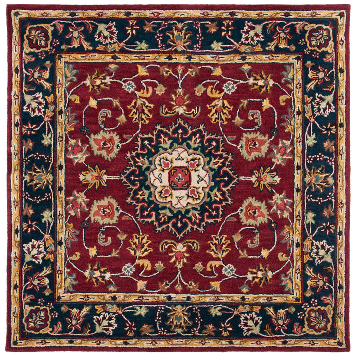 SAFAVIEH Classic CL362A Handmade Burgundy / Navy Rug Image 9