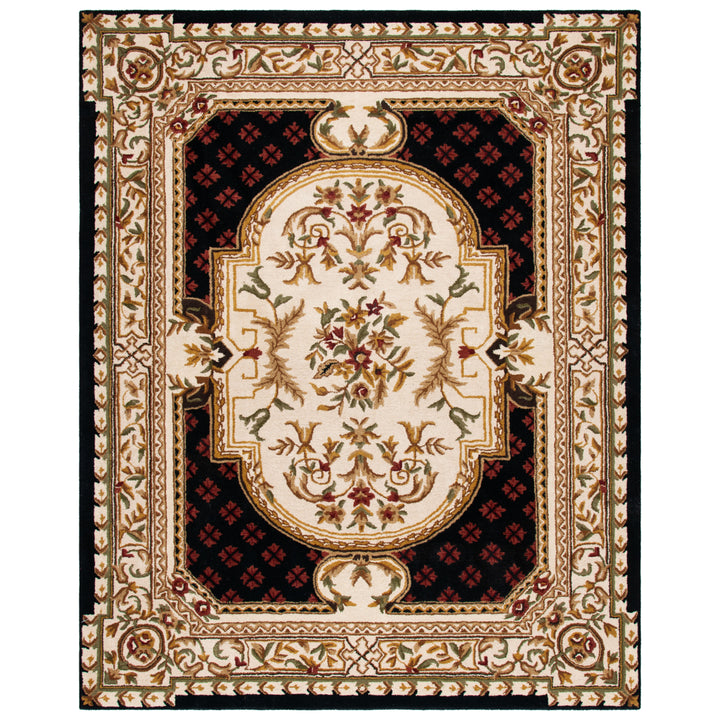 SAFAVIEH Classic Collection CL755B Handmade Black Rug Image 1