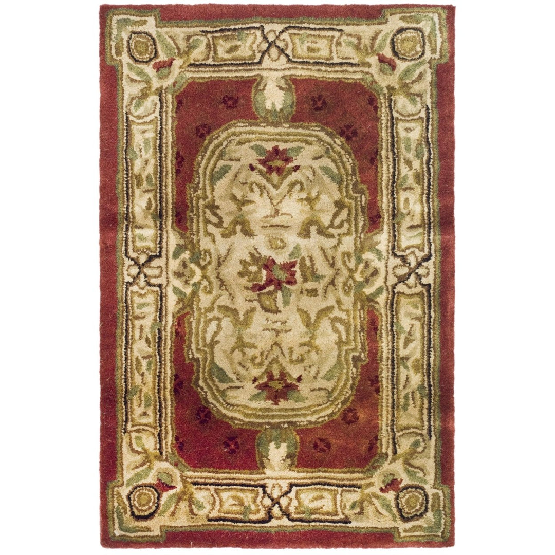 SAFAVIEH CL755A Classic Burgundy Image 4