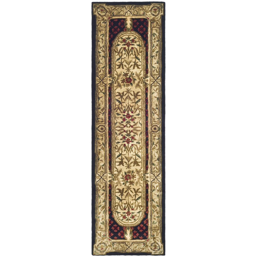 SAFAVIEH Classic Collection CL755B Handmade Black Rug Image 1