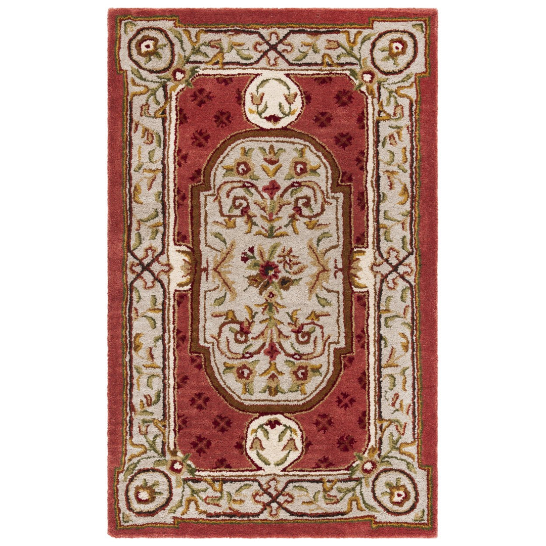 SAFAVIEH CL755A Classic Burgundy Image 1