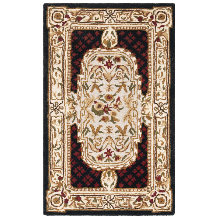 SAFAVIEH Classic Collection CL755B Handmade Black Rug Image 1