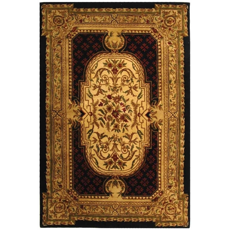 SAFAVIEH Classic Collection CL755B Handmade Black Rug Image 9