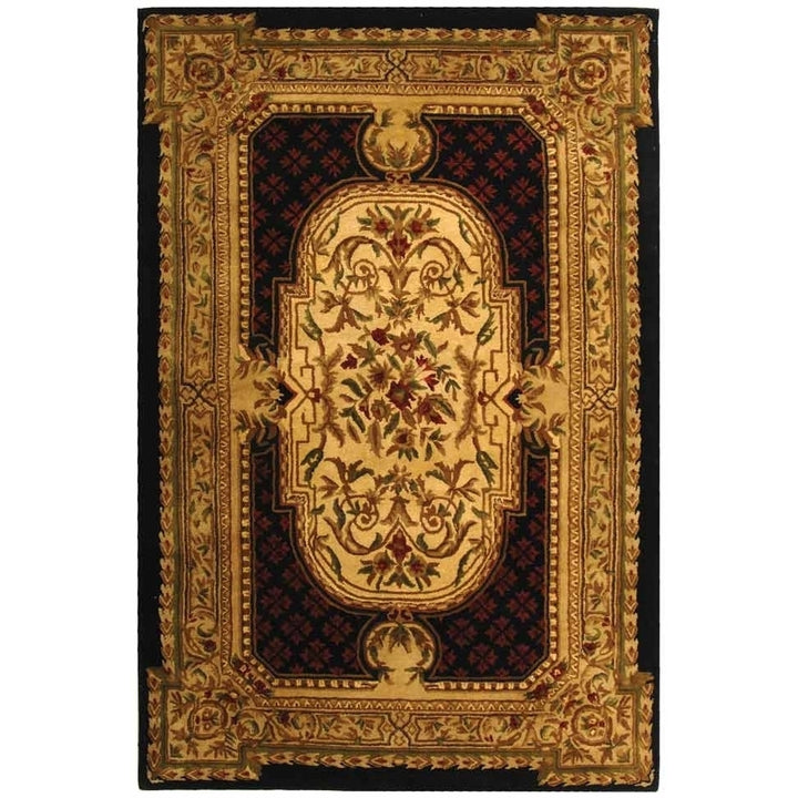 SAFAVIEH Classic Collection CL755B Handmade Black Rug Image 9