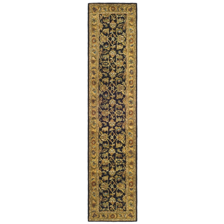 SAFAVIEH Classic CL758B Handmade Black / Gold Rug Image 3