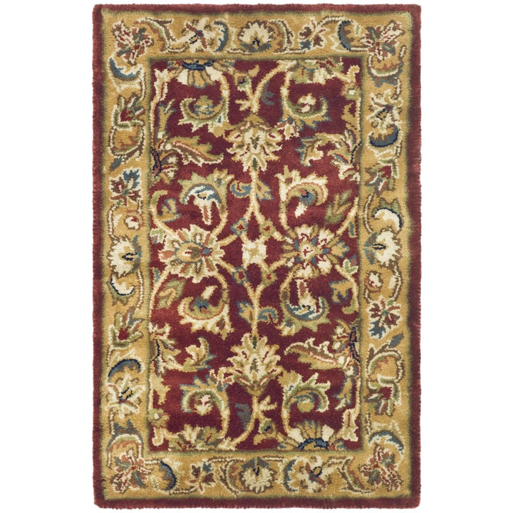 SAFAVIEH Classic CL758K Handmade Rust / Camel Rug Image 2