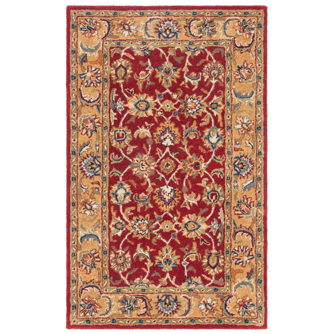 SAFAVIEH Classic Collection CL758C Handmade Red/Gold Rug Image 5