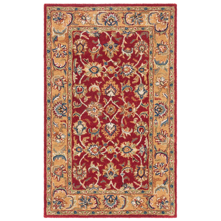 SAFAVIEH Classic Collection CL758C Handmade Red/Gold Rug Image 5