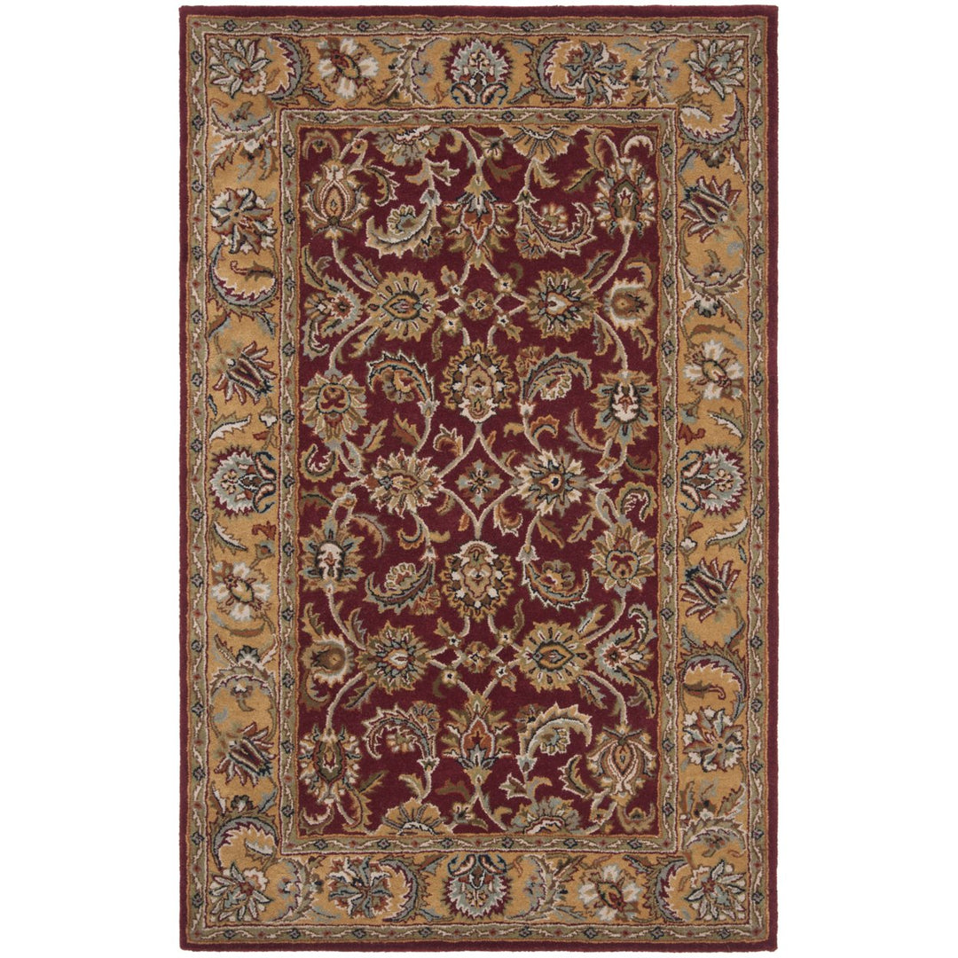 SAFAVIEH Classic Collection CL758C Handmade Red/Gold Rug Image 6