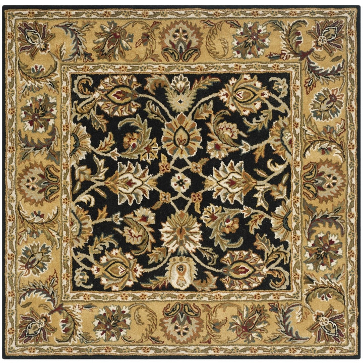 SAFAVIEH Classic CL758B Handmade Black / Gold Rug Image 8