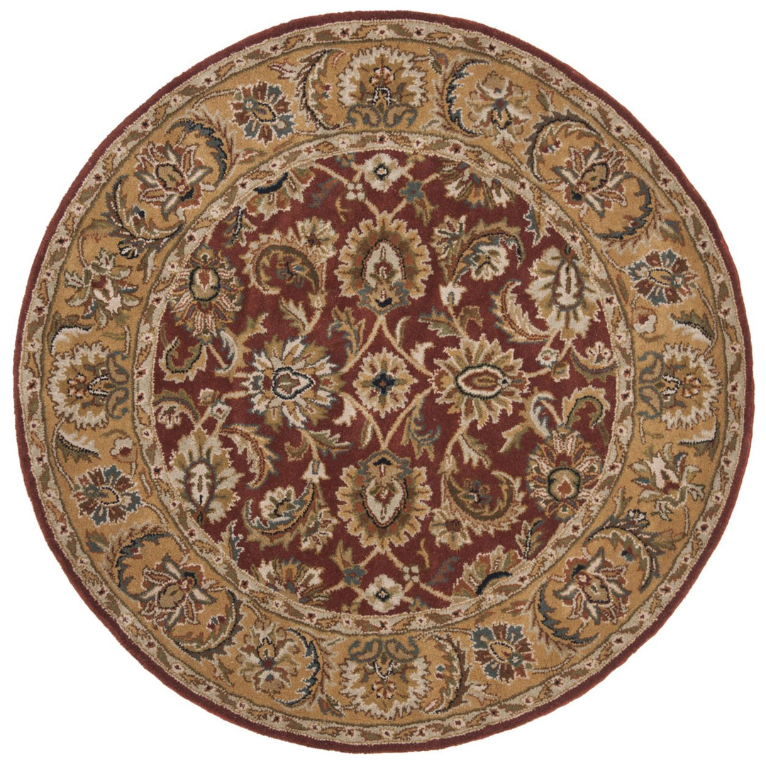 SAFAVIEH Classic CL758K Handmade Rust / Camel Rug Image 1