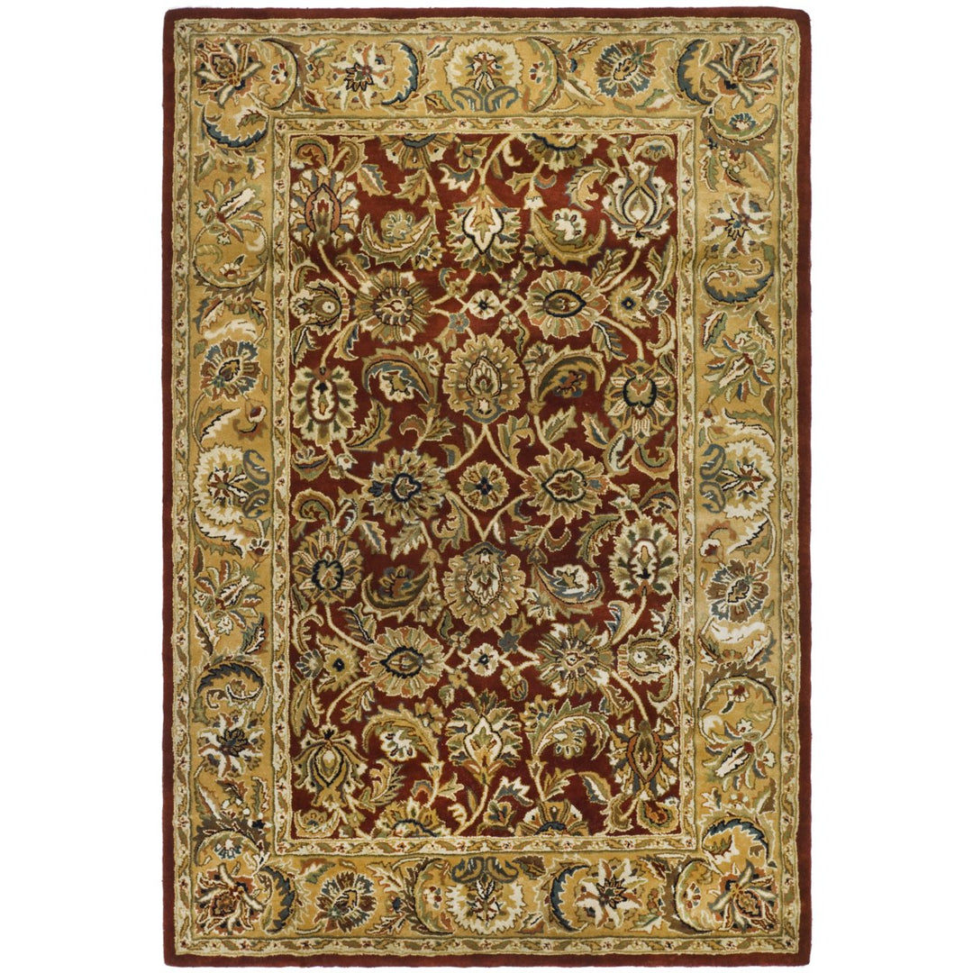 SAFAVIEH Classic CL758K Handmade Rust / Camel Rug Image 8