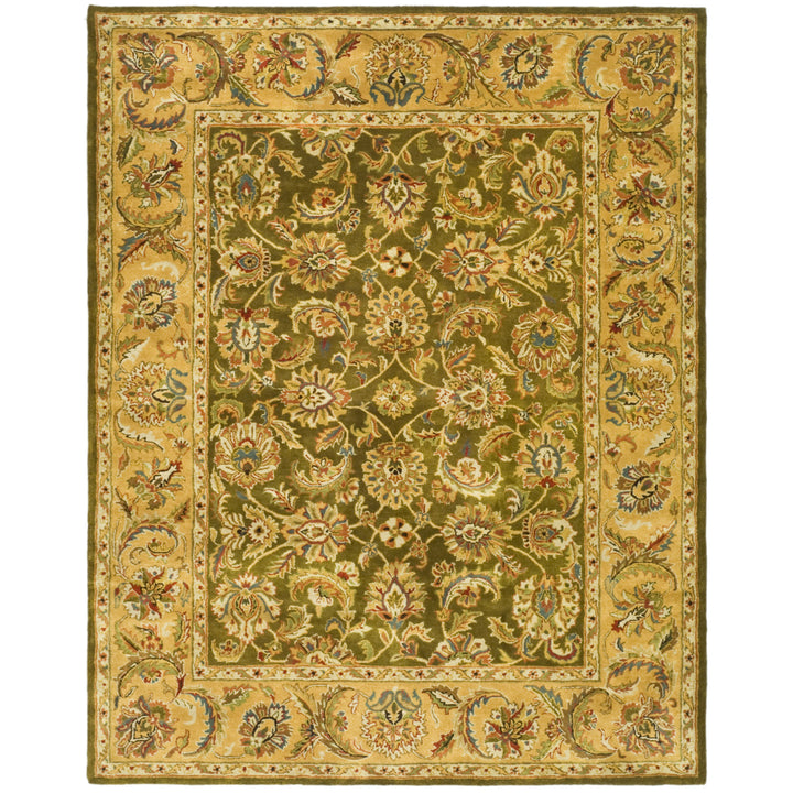 SAFAVIEH Classic CL758M Handmade Olive / Camel Rug Image 1