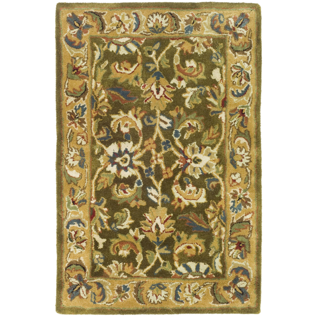 SAFAVIEH Classic CL758M Handmade Olive / Camel Rug Image 3