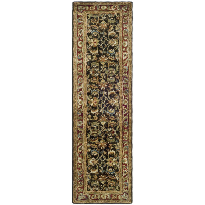 SAFAVIEH Classic CL758P Handmade Dark Olive / Red Rug Image 1