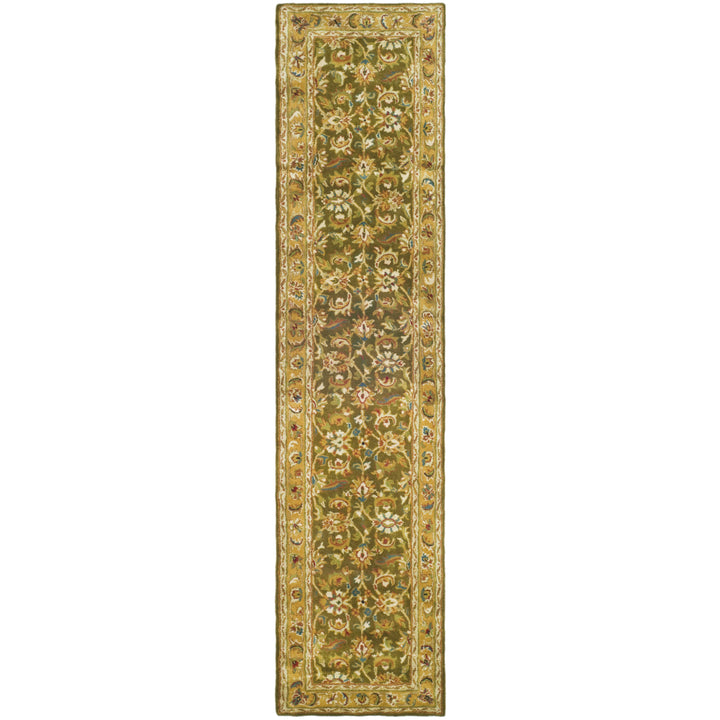 SAFAVIEH Classic CL758M Handmade Olive / Camel Rug Image 4